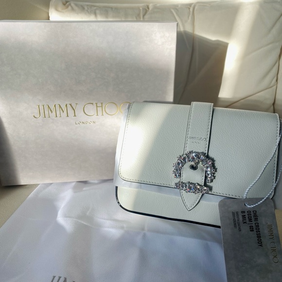SOLD!!!! BNIB Authentic JIMMY CHOO Cheri in Milk β¨π€ - Picture 6 of 6